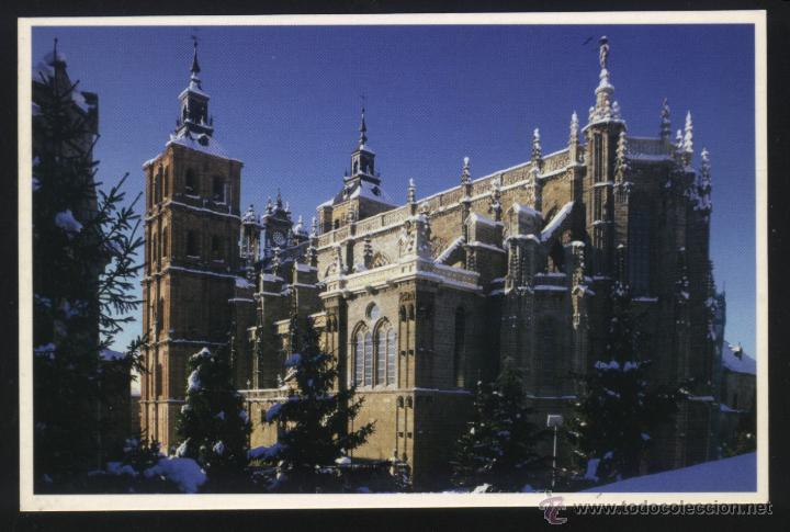 Postales: LE-0234- ASTORGA (LE&Oacute;N) CATEDRAL - Foto 1