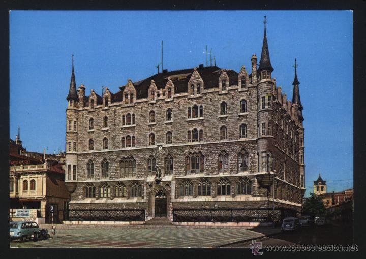 Postales: LE-0237- LE&Oacute;N. EDIFICIO DE LA CAJA DE AHORROS. GAUDI - Foto 1