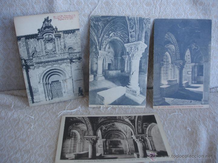 Postales: Lote 4 postales San Isidoro (Le&oacute;n) - Foto 1