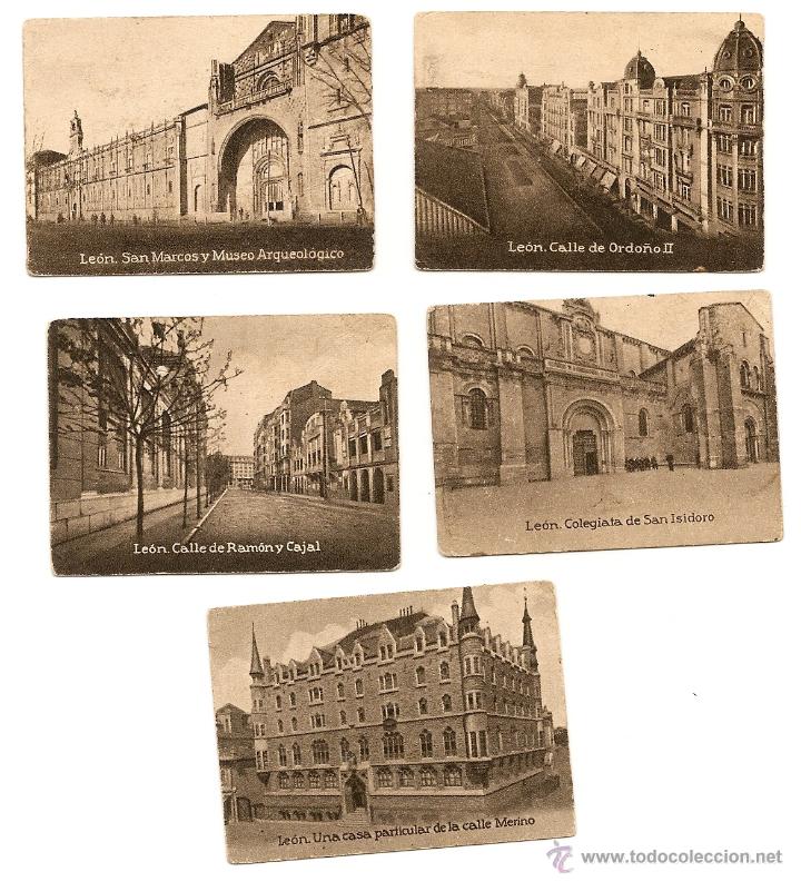 Postales: 5 mini postales Le&oacute;n - Foto 1