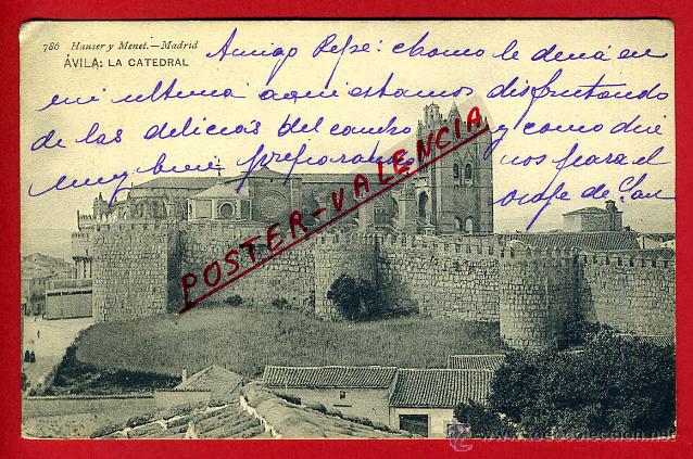 Postales: POSTAL AVILA, LA CATEDRAL, P96154