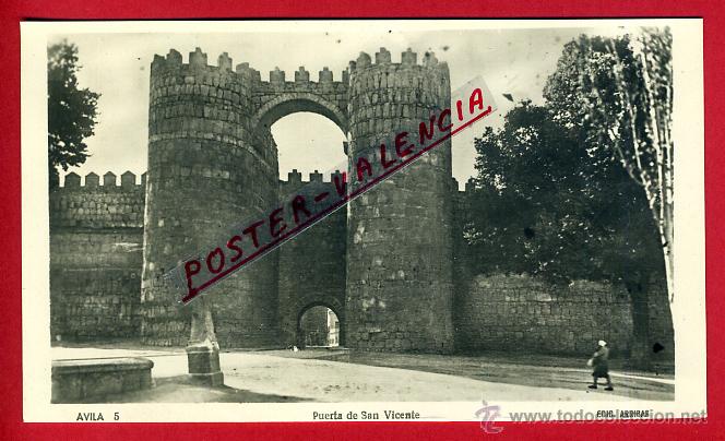 Postales: POSTAL AVILA, PUERTA DE SAN VICENTE, P96160