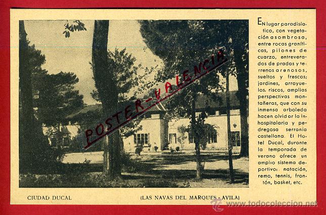 Postales: POSTAL LAS NAVAS DEL MARQUES, AVILA, CIUDAD DUCAL, VISTA PARCIAL, P96166