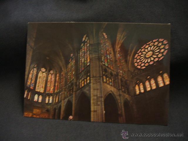 Postales: POSTAL - CATEDRAL. CRUCERO - LEON -