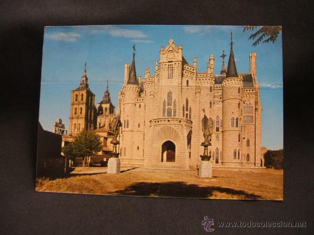 Postales: POSTAL - PALACIO EPISCOPAL Y TORRE DE LA CATEDRAL - ASTORGA - - Foto 1