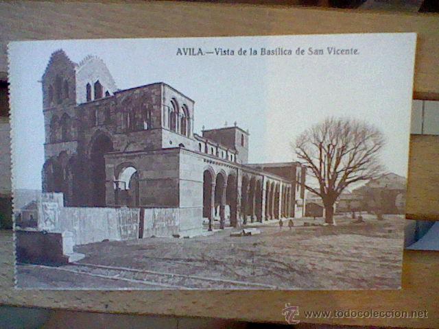 Postales: POSTAL S/C AVILA Basilica San Vicente FOTO MAYORAL ENCINAR (b4)