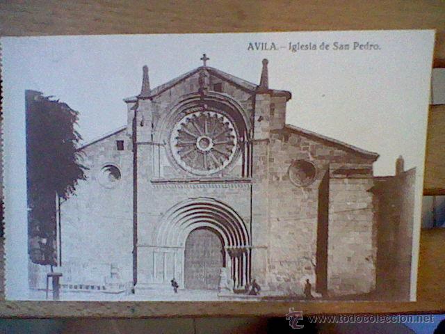 Postales: POSTAL S/C AVILA Iglesia San Pedro FOTO MAYORAL ENCINAR (b4)