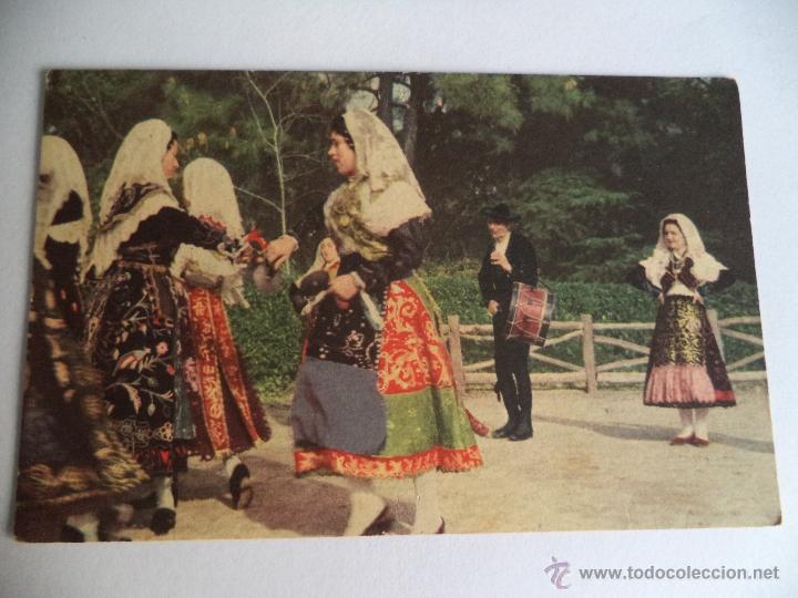 Cartoline: Interesante postal de Salamanca.- Bailes y trajes Espa&ntilde;oles Salamanca