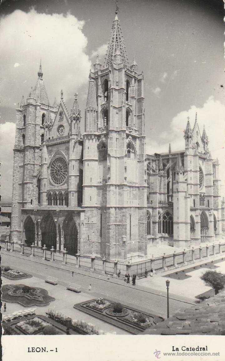Postales: N&ordm; 15125 POSTAL LEON LA CATEDRAL - Foto 1