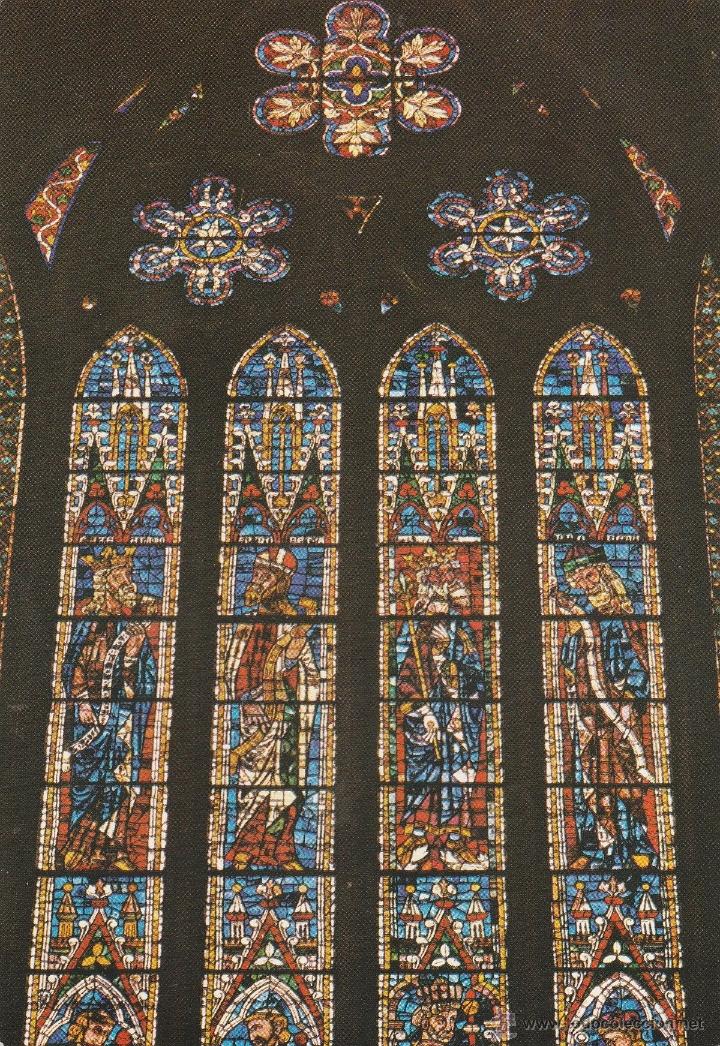 Postales: N&ordm; 15898 POSTAL CATEDRAL VIDRIERA LEON