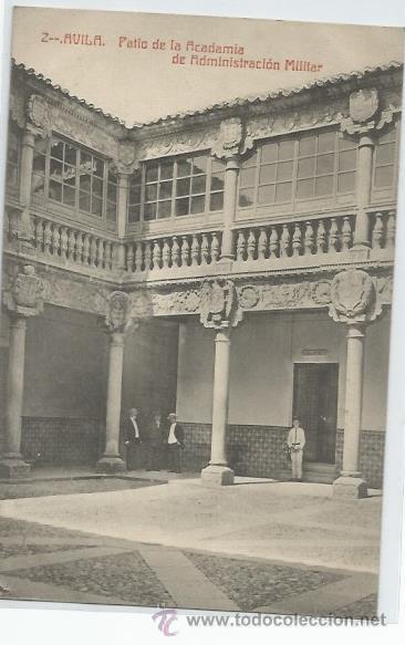Postales: POSTAL AVILA PATIO ACADEMIA ADMINISTRACION MILITAR