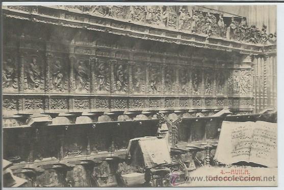 Postales: POSTAL AVILA CORO DE LA CATEDRAL