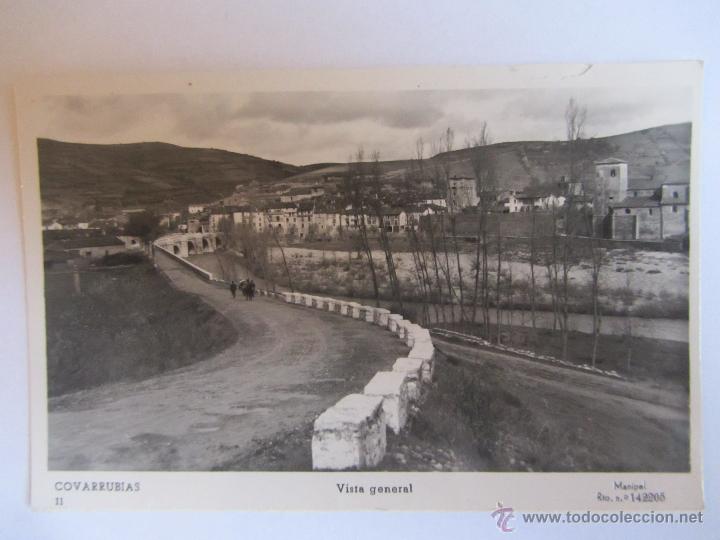 Postales: Postal fotografica de Covarrubias. Vista general. Manipel. Procedente de librito de postales