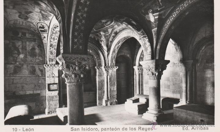 Postales: N&ordm; 17304 POSTAL LEON SAN ISIDORO PANTEON DE LOS REYES