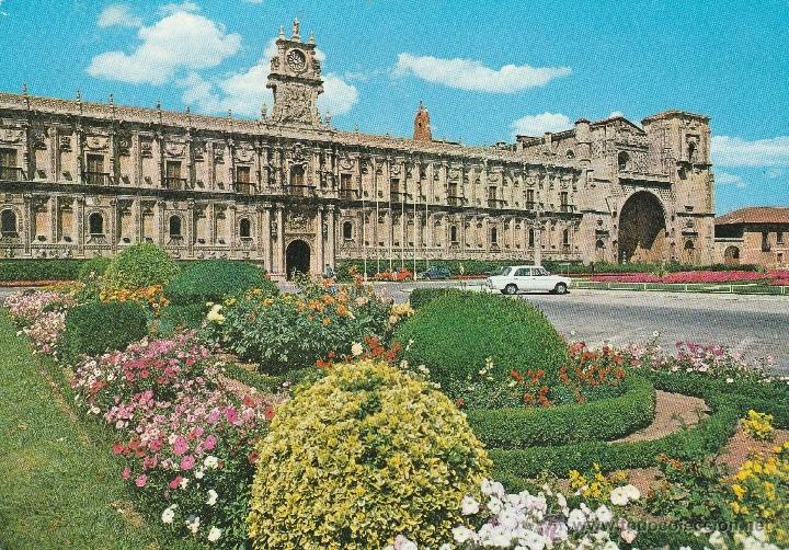 Postales: N&ordm; 17356 POSTAL LEON HOSTAL SAN MARCOS