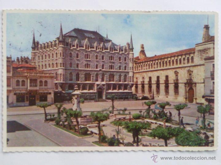 Postales: POSTAL LEON - PLAZA DE SAN MARCELO