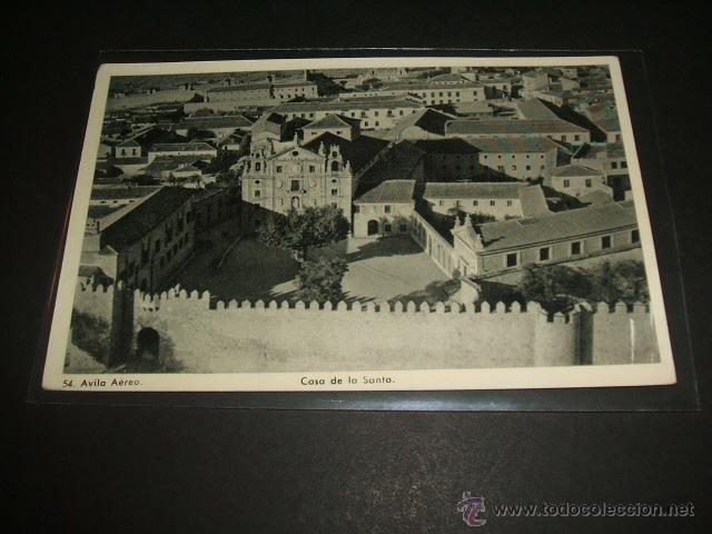 Postales: AVILA AEREA CASA DE LA SANTA - Foto 1