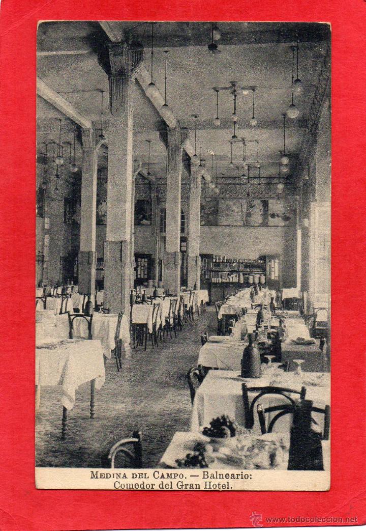 Postales: medina del campo. balneario. comedor