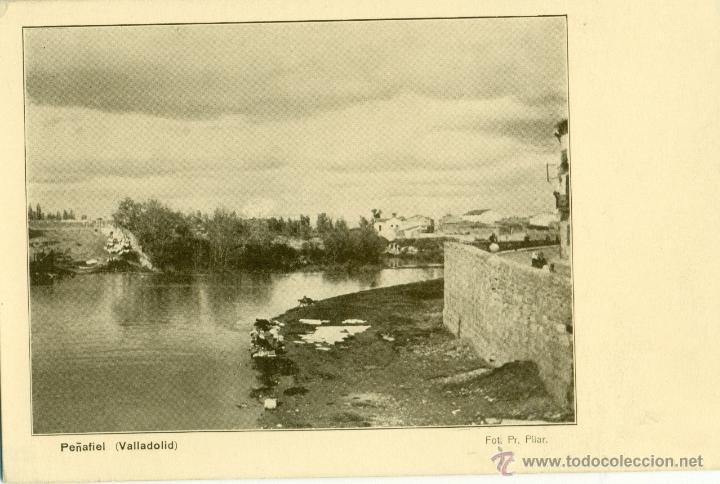 Postales: PE&Ntilde;AFIEL. LAVANDERAS EN EL RIO. POSTAL ALEMANA. HACIA 1920.