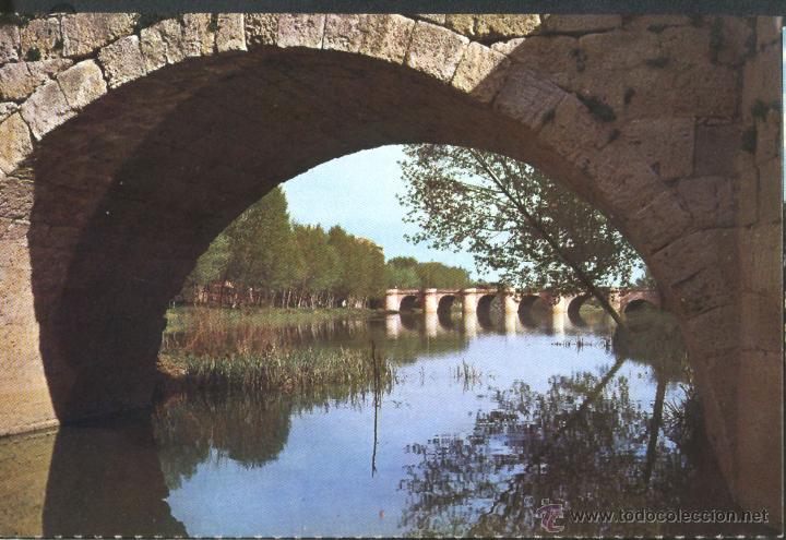 Postales: PALENCIA  PUENTE MAYOR - Foto 1