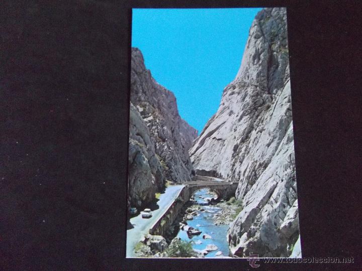 Postales: POSTALES-LEON-V29-NUEVA-VEGACERVERA-DESFILADERO-RUTA LAS CUEVAS DE VALPORQUERO
