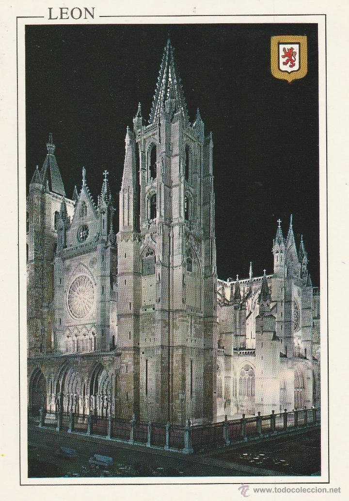 Postkarten: N&ordm; 21357 POSTAL CATEDRAL NOCTURNA