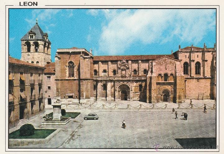 Postales: N&ordm; 21379 POSTAL LEON BASILICA DE SAN ISIDORO