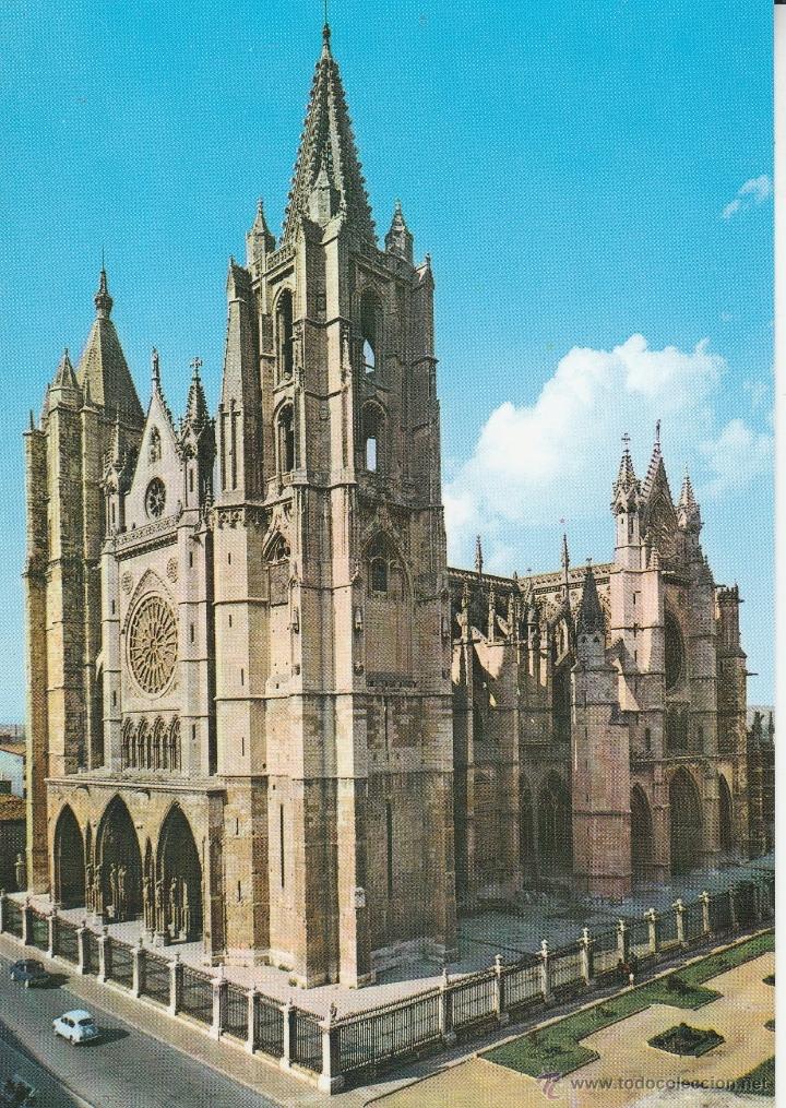 Postales: N&ordm; 21393 POSTAL LEON LA CATEDRAL