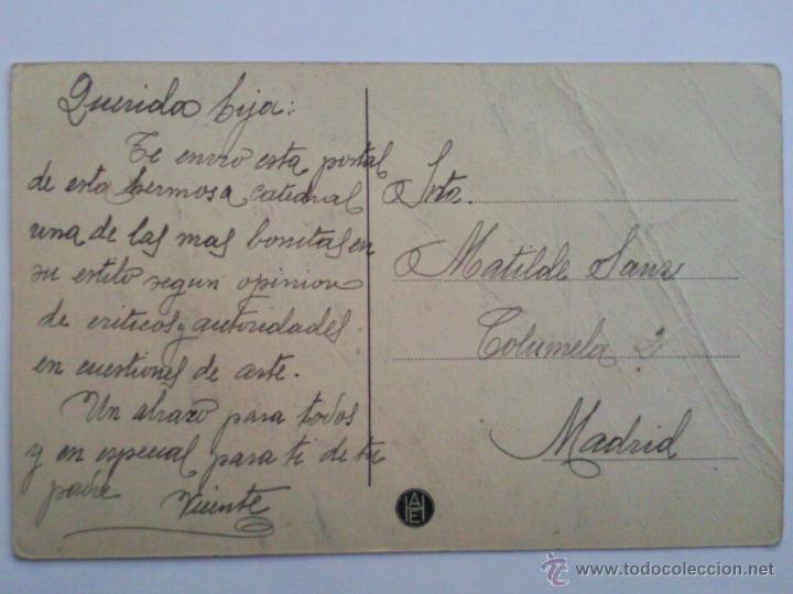 Postales: POSTAL LEON - CATEDRAL, VISTA GENERAL - Foto 2