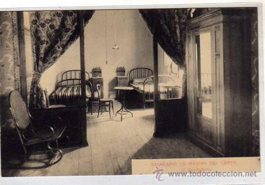 Postales: Balneario de Medina del Campo. 13 dormitorio. Sin circular.