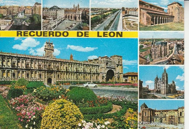 Postales: N&ordm; 21857 POSTAL RECUERDO DE LEON