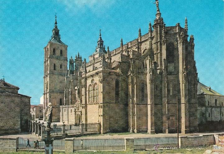 Postales: N&ordm; 21890 POSTAL LEON ASTORGA LA CATEDRAL - Foto 1
