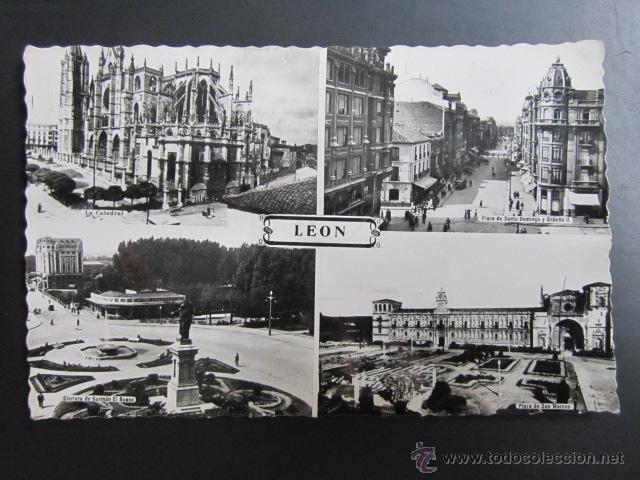 Postales: POSTAL LE&Oacute;N. CIRCULADA. - Foto 1