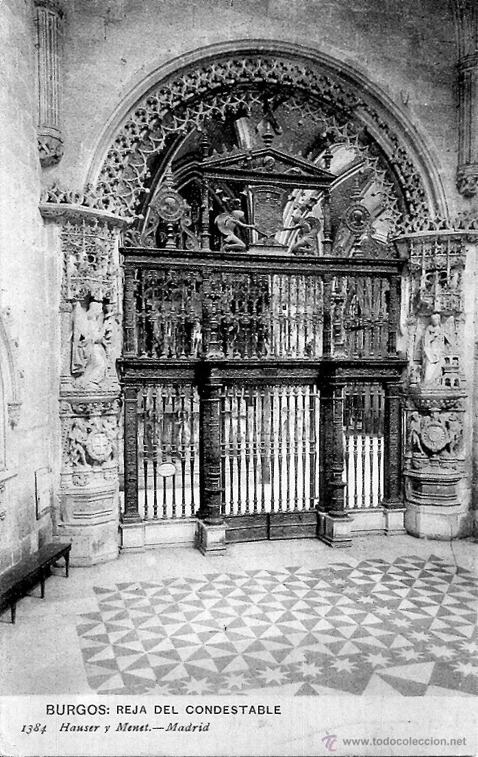 Postales: BURGOS - REJA DEL CONDESTABLE - Foto 1
