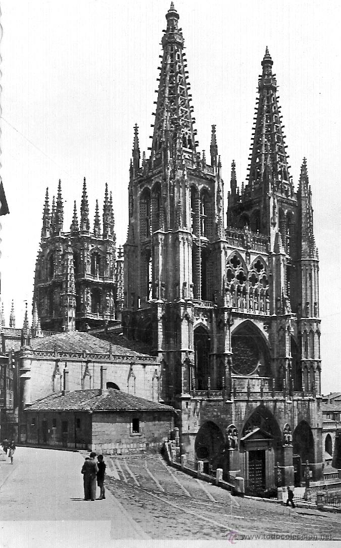 Postales: BURGOS-CATEDRAL-FACHADA PRINCIPAL