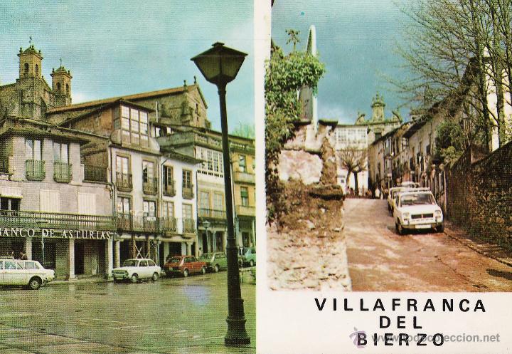 Postales: leon - villafranca del bierzo- detalles de la ciudad -coches - n&ordm; s/n -ed. distrex-nueva-a&ntilde;o 1979- x