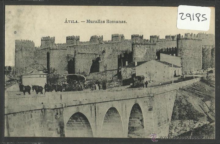 Postales: AVILA - MURALLAS ROMANAS - FOT&middot; LUIS SAUS - (29185)