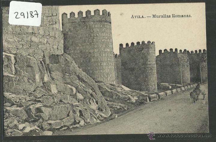 Postales: AVILA - MURALLAS ROMANAS - FOT&middot; LUIS SAUS - (29187)