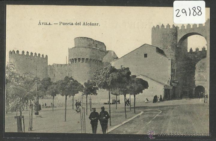 Postales: AVILA - PUERTA DEL ALC&Aacute;ZAR - FOT&middot; LUIS SAUS - (29188)