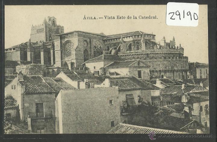 Postales: AVILA - VISTA ESTE DE LA CATEDRAL - FOT&middot; LUIS SAUS - (29190)