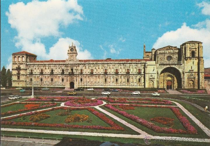 Postales: N&ordm; 24116 POSTAL LEON HOSTAL SAN MARCOS