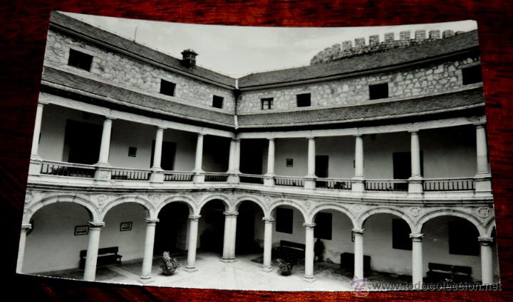 Postales: FOTO POSTAL DE LAS NAVAS DEL MARQUES (AVILA), CASTILLO (ESCUELA DE MAGISTERIO DE LA SECCION FEMENINA
