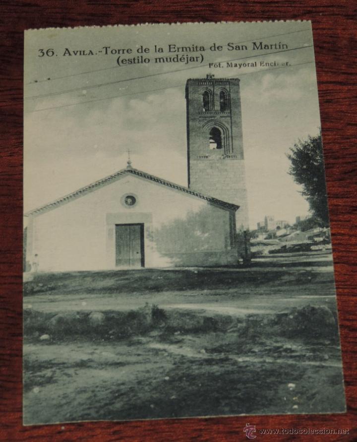Postales: POSTAL DE AVILA, Torre de la Ermita de San Mart&iacute;n (Estilo Mud&eacute;jar), sin circular, Fotograf&iacute;a Mayoral