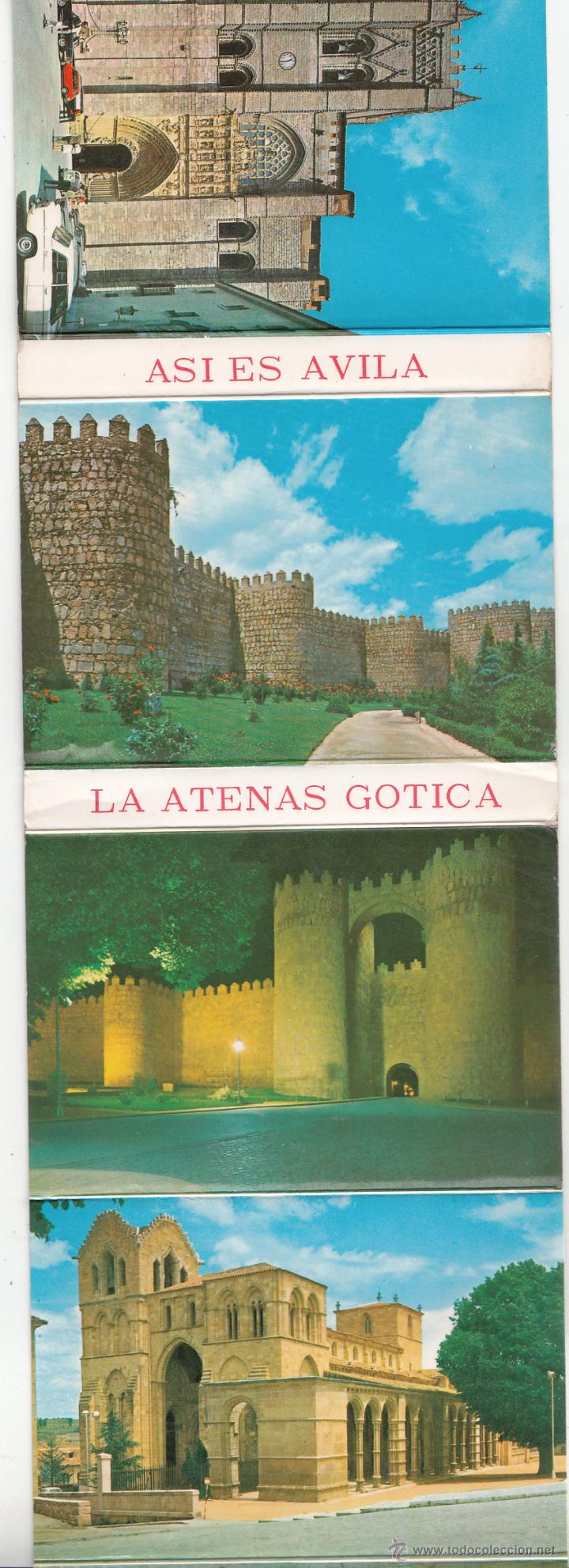 Postales: AVILA. LA ATENAS GOTICA. BLOCK DE 20 VISTAS DIVERSAS. TAMA&Ntilde;O PEQUE&Ntilde;O. HAY 2 FOTOS ADICIONALES