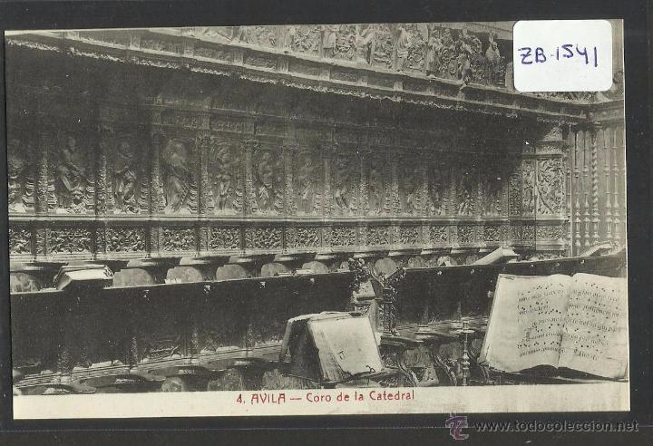 Postales: AVILA - 4 - CORO DE LA CATEDRAL - ED&middot; LUCAS MARTIN - CASTA&Ntilde;EIRA Y ALVAREZ - (ZB-1541)