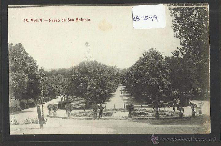 Postales: AVILA - 18 - PASEO DE SAN ANTONIO - ED&middot; LUCAS MARTIN - CASTA&Ntilde;EIRA Y ALVAREZ - (ZB-1549)