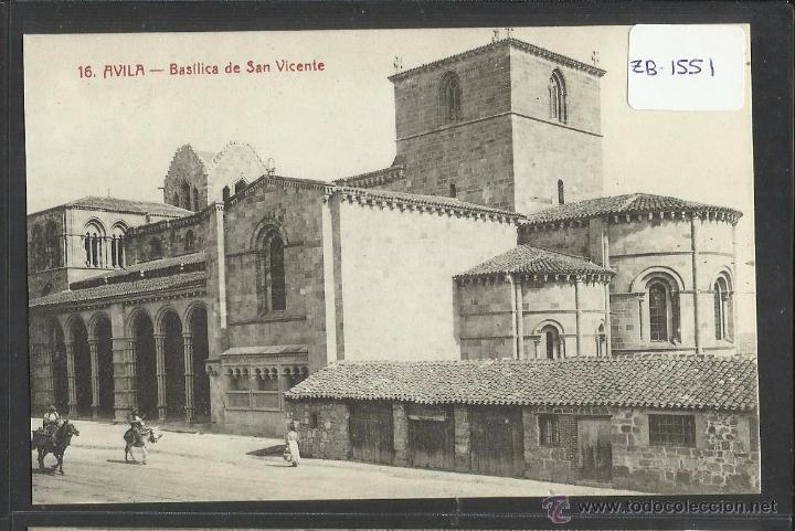Postales: AVILA - 16 - BASILICA DE SAN VICENTE - ED&middot; LUCAS MARTIN - CASTA&Ntilde;EIRA Y ALVAREZ - (ZB-1551)