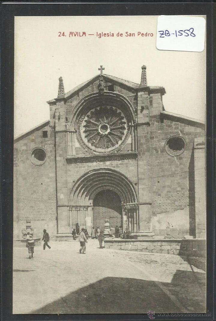 Postales: AVILA - 24- IGLESIA DE SAN PEDRO - ED&middot; LUCAS MARTIN - CASTA&Ntilde;EIRA Y ALVAREZ - (ZB-1558)
