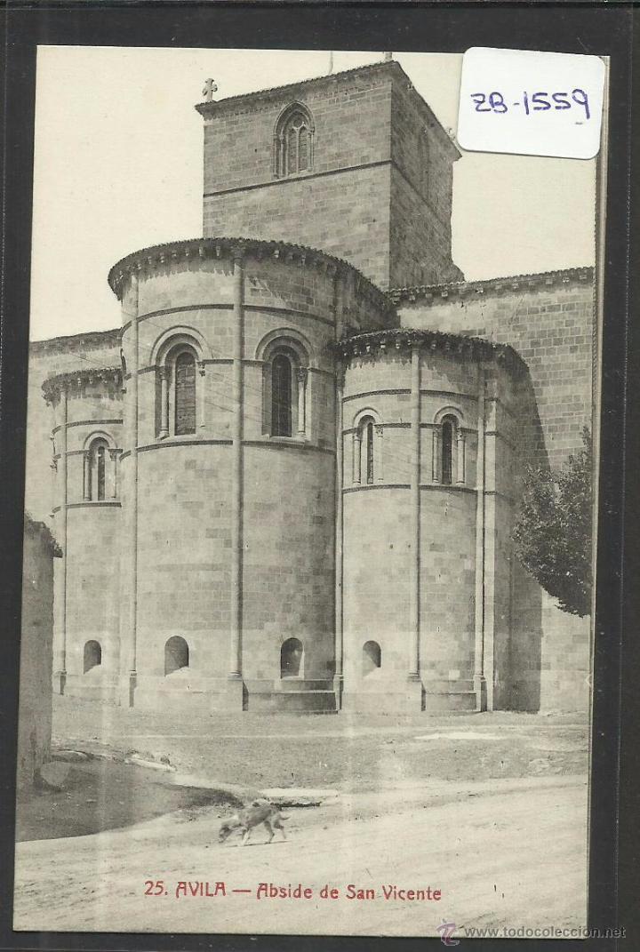 Postales: AVILA - 25 - ABSIDE DE SAN VICENTE - ED&middot; LUCAS MARTIN - CASTA&Ntilde;EIRA Y ALVAREZ - (ZB-1559)