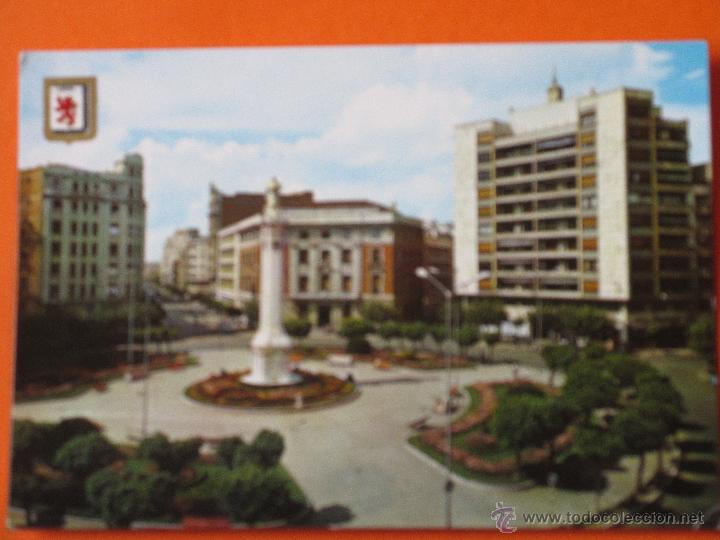 Postales: POSTAL - LEON - PLAZA CALVO SOLTELO - CASANOVAS - CIRCULADA